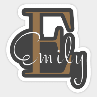 I am Emily Sticker